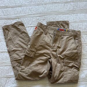 Empyre Men's Tan Cargo Pants with Side Pockets | Size 26